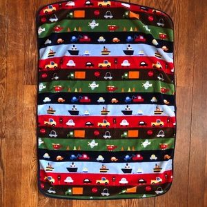 Soft Baby Blanket: Things that go!